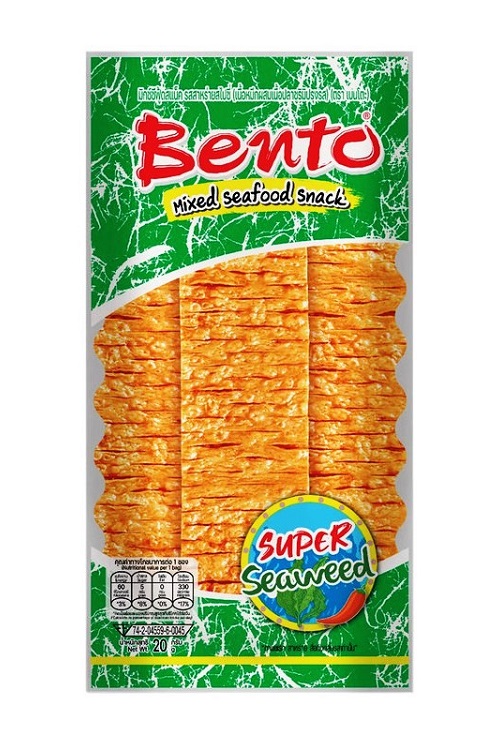 Snack di pesce gusto alghe speziate - Bento 20g.